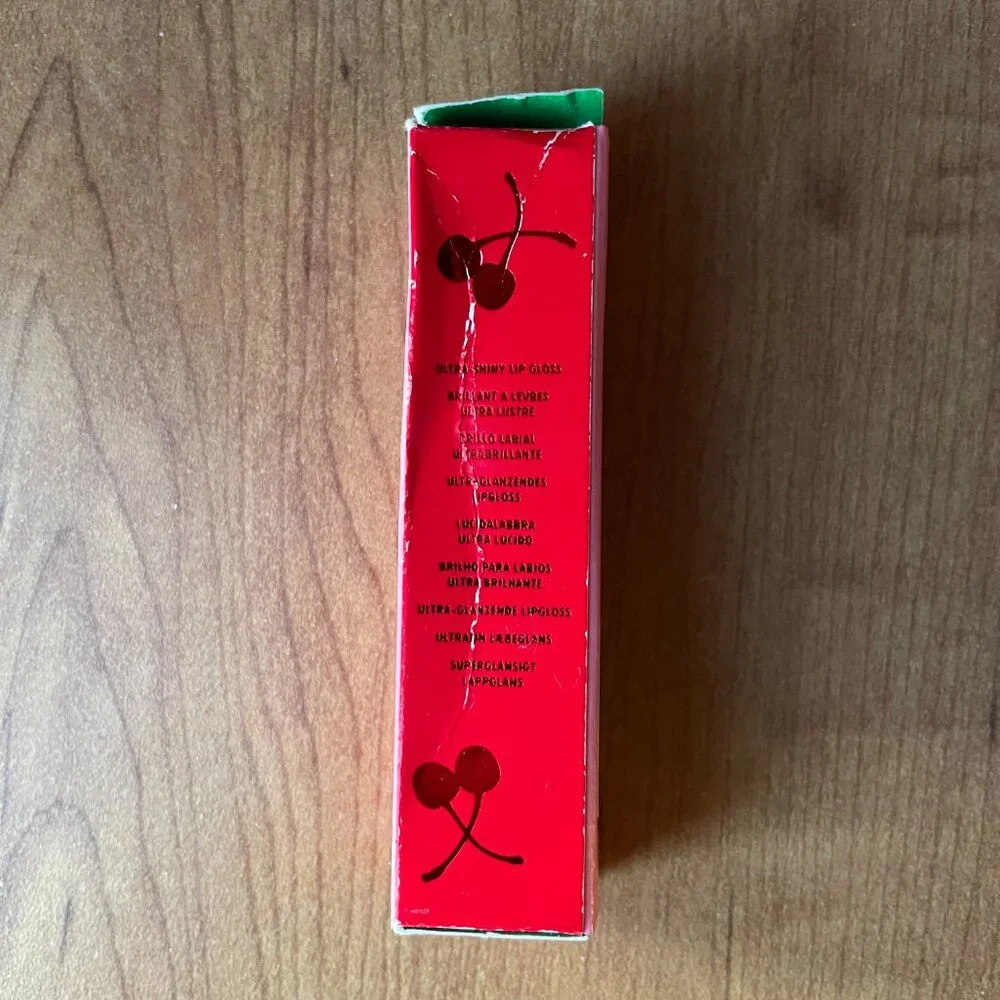 Lime Crime Wet Cherry Flaming Cherry Ultra Shine Lip Gloss 3 mL 0.1 oz Vegan